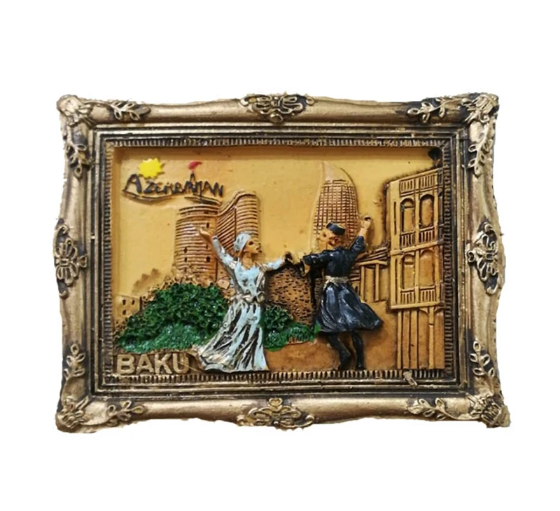 Handmade Painted Azerbaijan Couple Dancing 3D Fridge Magnets Tourism Souvenirs Refrigerator Magnetic Stickers Gift
Handmade Painted Azerbaijan Couple Dancing 3D Fridge Magnets Tourism Souvenirs Refrigerator Magnetic Stickers Gift