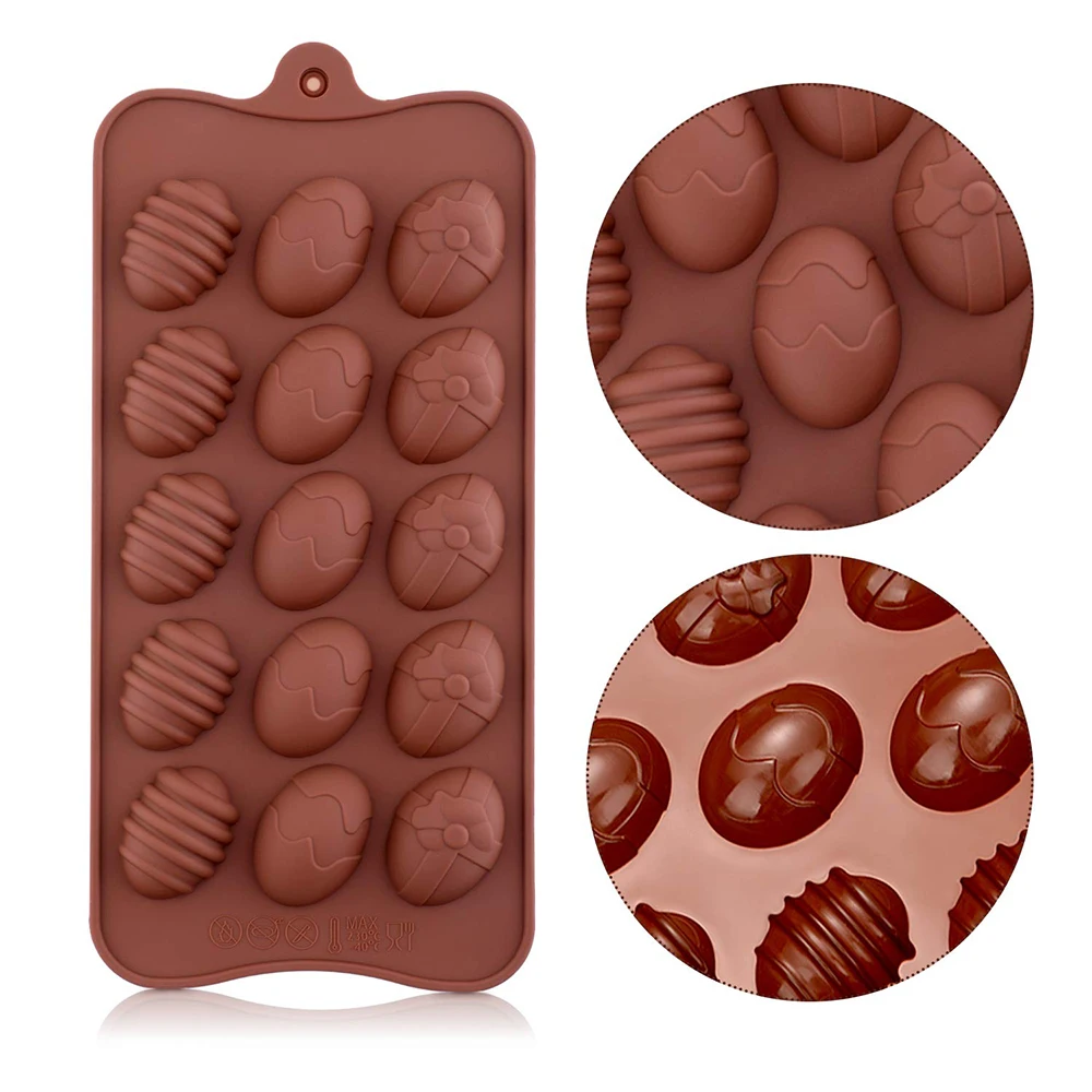 Easter Egg Chocolate Mold Easter Candy Cookie Mould Silicone Baking Mold for Party Jelly Ice Cube Fondant Silicone Molds
Easter Egg Chocolate Mold Easter Candy Cookie Mould Silicone Baking Mold for Party Jelly Ice Cube Fondant Silicone Molds