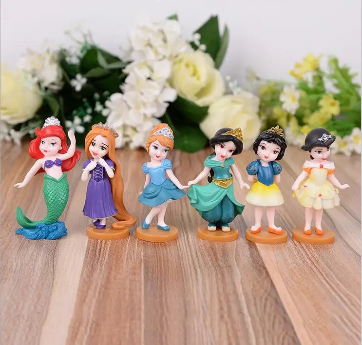 6 Pcs/Set Disny Toys For Kids Cute Cartoon Anime Princess Action Figures Mermaid Cinderella Snow White Dolls Models
6 Pcs/Set Disny Toys For Kids Cute Cartoon Anime Princess Action Figures Mermaid Cinderella Snow White Dolls Models