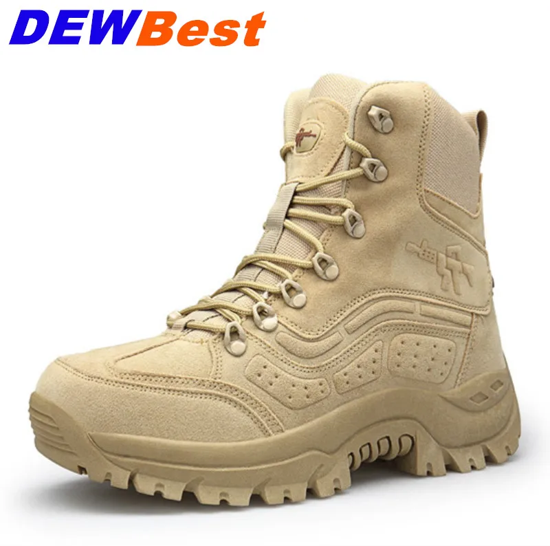 Men Military Boots with high Quality Special Force Tactical Desert Army Work Shoes Leather Snow Boots in Winter Autumn
Men Military Boots with high Quality Special Force Tactical Desert Army Work Shoes Leather Snow Boots in Winter Autumn