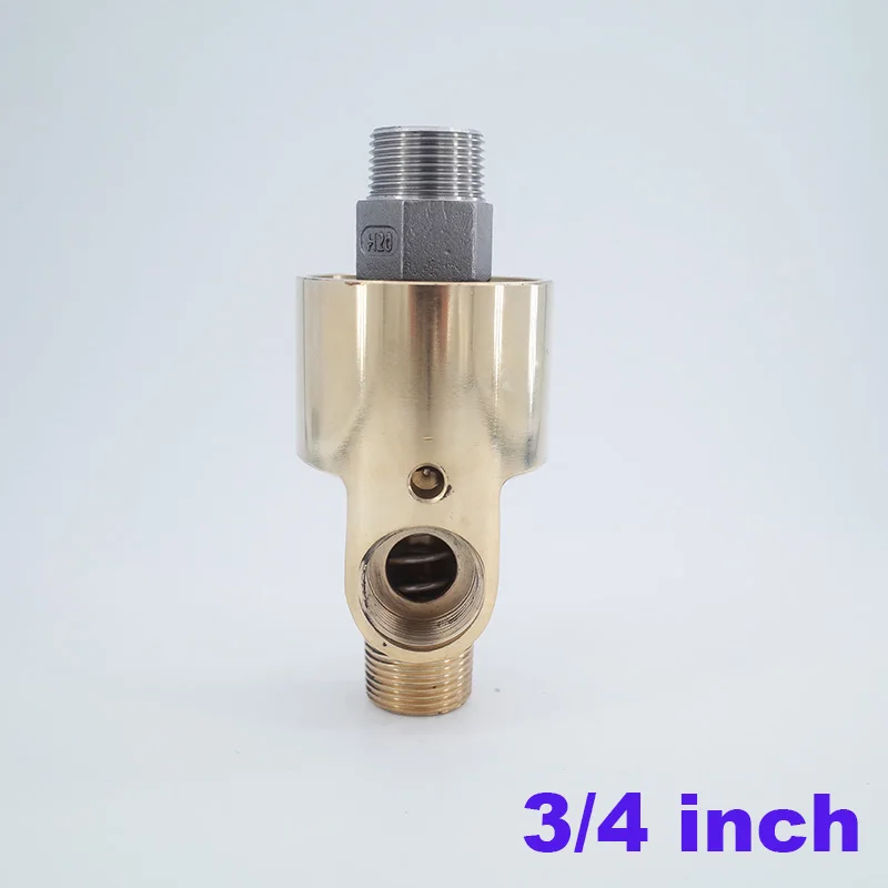 HS Two-way Left/Right-hand thread steam rotary joint 50/120C hot cold water rotating connector 3/4-1/4 inch brass swivel fitting
HS Two-way Left/Right-hand thread steam rotary joint 50/120C hot cold water rotating connector 3/4-1/4 inch brass swivel fitting