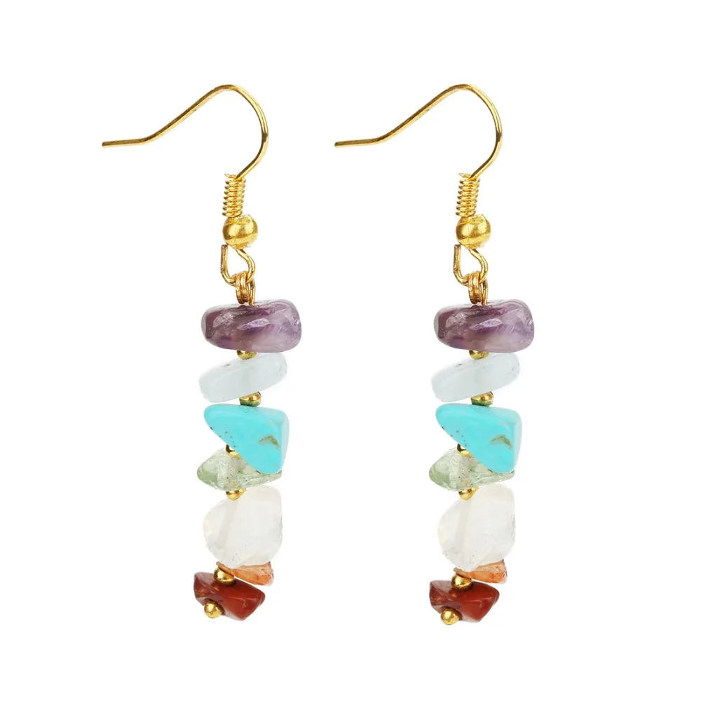 XINYAO 7 Chakra Beads Yoga Reiki Healing Drop Earrings For Women Natural Stone Long Statement Earring Summer Boho Indian Jewelry
XINYAO 7 Chakra Beads Yoga Reiki Healing Drop Earrings For Women Natural Stone Long Statement Earring Summer Boho Indian Jewelry