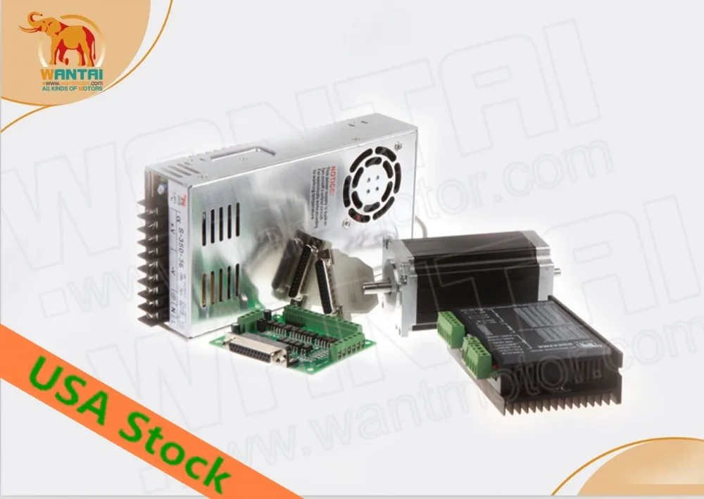 USA Free! CNC Wantai 1 Axis Nema23 Stepper Motor Dual Shaft 57BYGH115-003B 425oz-in+Driver DQ542MA 50V 4.2A 128Micro Metal Foam
USA Free! CNC Wantai 1 Axis Nema23 Stepper Motor Dual Shaft 57BYGH115-003B 425oz-in+Driver DQ542MA 50V 4.2A 128Micro Metal Foam