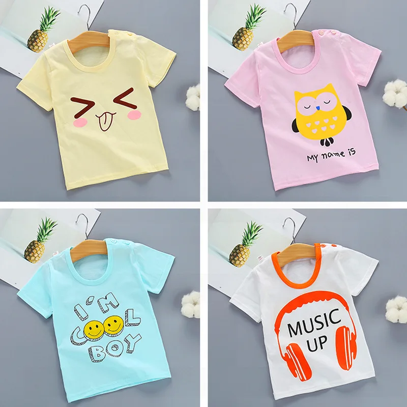 24M-6T girls boys t-shirts 2019 New kids short-sleeved t-shirts cotton boys&girls thin tops children blouse clothes
24M-6T girls boys t-shirts 2019 New kids short-sleeved t-shirts cotton boys&girls thin tops children blouse clothes