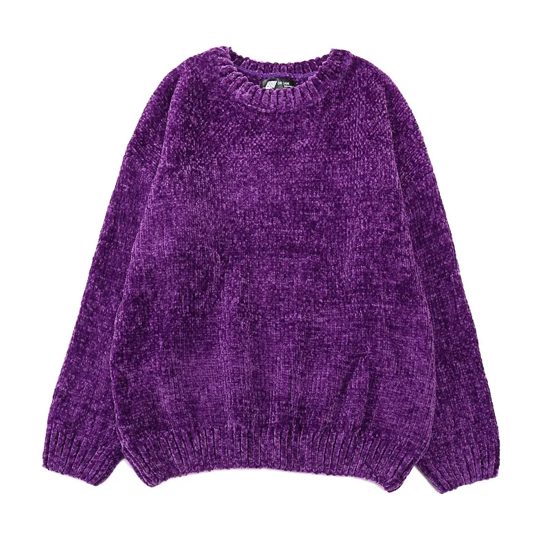 Hot Thick Warm Turtleneck Oversized Chenille Sweaters Long Sleeve Winter Autumn Basic Loose Pullovers Ladies Causal Tops