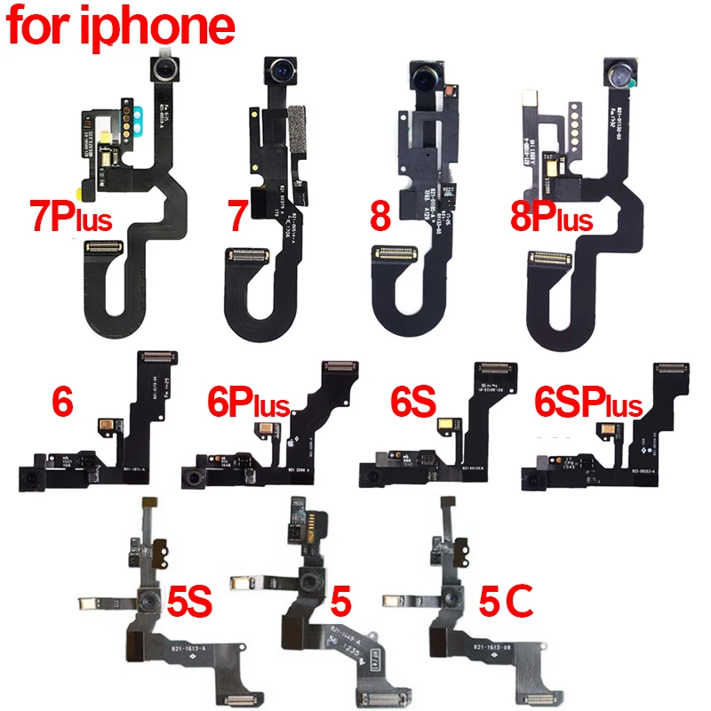 

Original For iPhone 5 5S 6 6S 6 Plus 6S plus 6SP 7 7Plus 8 Plus 8Plus Front Facing Camera Right Proximity Sensor Flex Cable Rear