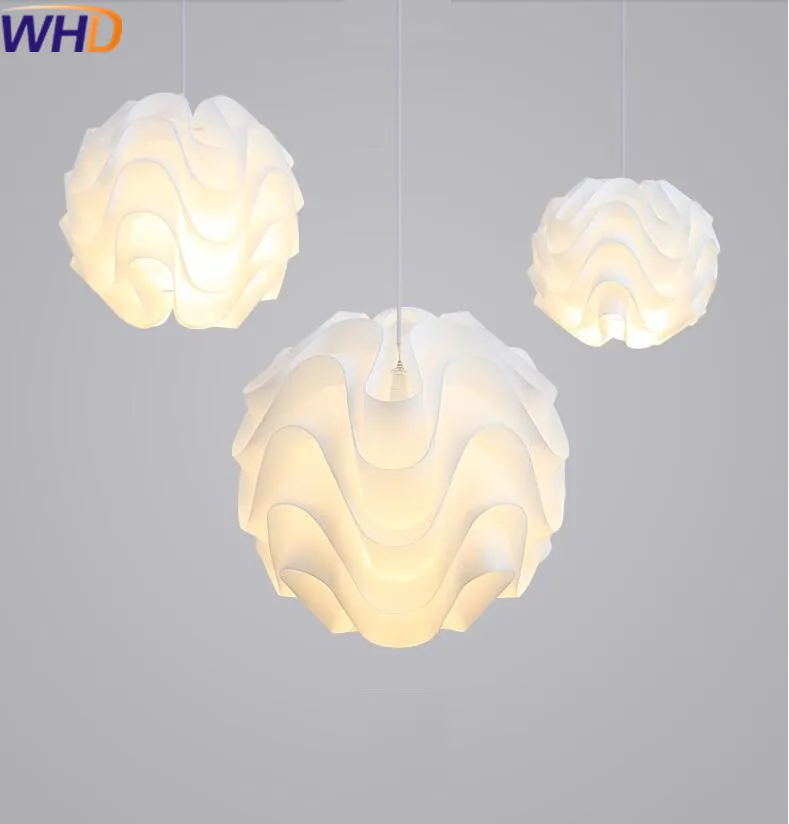 

IWHD Single Head LED Pendant lamp Modern Fashion Acryl Pendant Lights Dining Room Home Lighting Fixtures Lampen White Lamparas