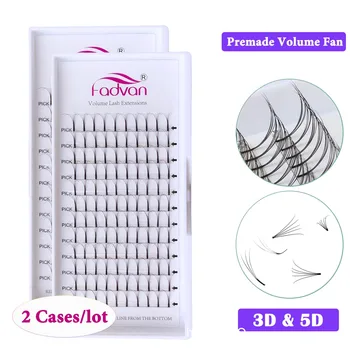 2Cases/lot Pre Made Volume Fan False Eyelash Extension 0.07/0.10mm Fans 5D 3D Makeup Lashes for Lash Building
2Cases/lot Pre Made Volume Fan False Eyelash Extension 0.07/0.10mm Fans 5D 3D Makeup Lashes for Lash Building