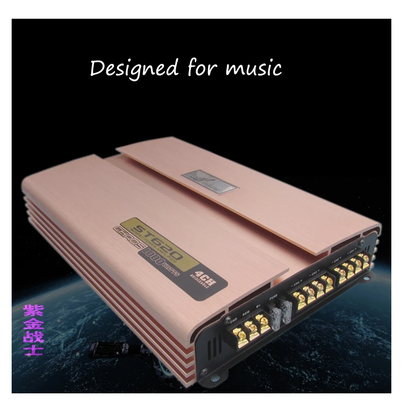 Car Audio Modified Professional 4-Way HiFi Amplifier 4 * 100W Trolley Door Speaker Subwoofer 12V Aluminum Alloy Stereo
Car Audio Modified Professional 4-Way HiFi Amplifier 4 * 100W Trolley Door Speaker Subwoofer 12V Aluminum Alloy Stereo
