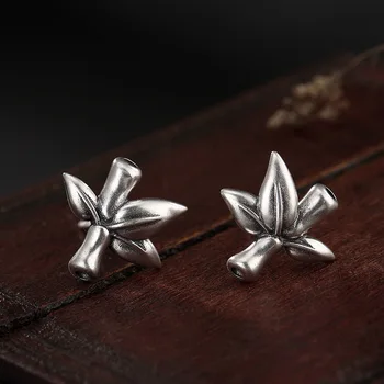 Matte Color National Wind Bamboo Bamboo Contracted Style Ways Of High-grade Silver Earrings Wholesale 
Matte Color National Wind Bamboo Bamboo Contracted Style Ways Of High-grade Silver Earrings Wholesale