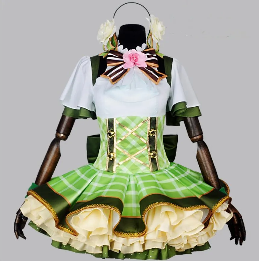 love live cosplay Anime Halloween party cartoon cos Koizumi Hanayo cosplay Bouquet awakening costume female sweet dress set
love live cosplay Anime Halloween party cartoon cos Koizumi Hanayo cosplay Bouquet awakening costume female sweet dress set