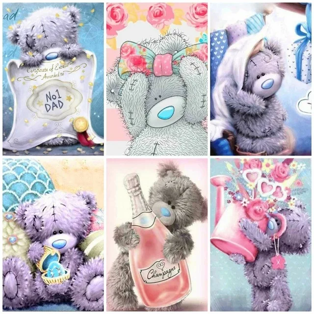 5D DIY Full Square/Round Drill Diamond Painting Cartoon Teddy Bear 3D Rhinestone Cross stitch embroidery Mosaic decor child gift
5D DIY Full Square/Round Drill Diamond Painting Cartoon Teddy Bear 3D Rhinestone Cross stitch embroidery Mosaic decor child gift