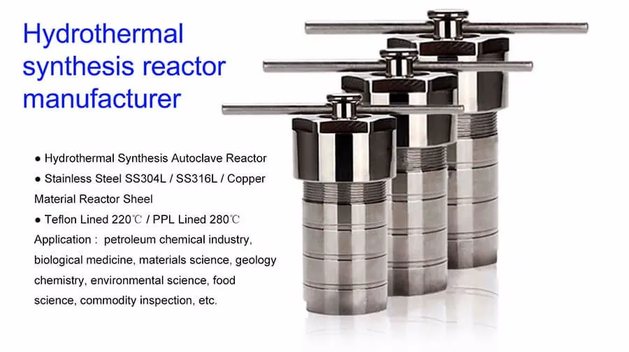 hydrothermal synthesis reactor china suppliers 4