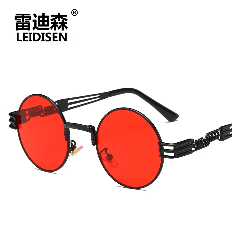 Gothic Steampunk Sunglasses Men Women Metal WrapEyeglasses Round Shades Brand Designer Sun glasses Mirror
Gothic Steampunk Sunglasses Men Women Metal WrapEyeglasses Round Shades Brand Designer Sun glasses Mirror