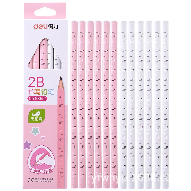 Coloffice 12PCs/Box HB/2B Writing Pencil Test Pencil With Scale Primary Students Children Stationery School Supplies
Coloffice 12PCs/Box HB/2B Writing Pencil Test Pencil With Scale Primary Students Children Stationery School Supplies