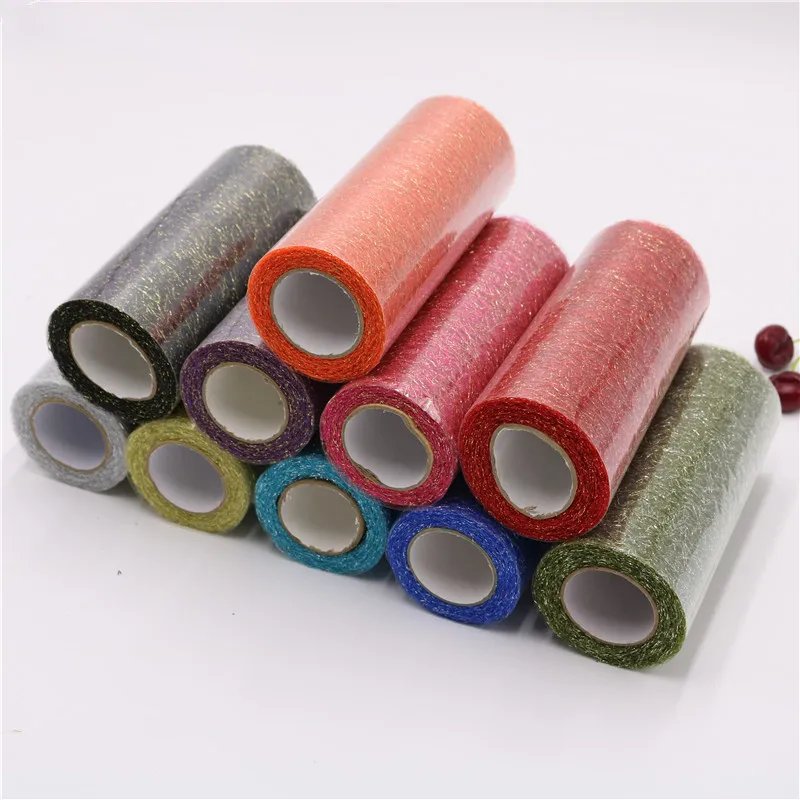 Gold Silver Tulle Roll 15cm*10Yards Wedding Decoration Fabric Spool Craft Tulle Fabric Tutu Dress DIY Organza Party Supplies
Gold Silver Tulle Roll 15cm*10Yards Wedding Decoration Fabric Spool Craft Tulle Fabric Tutu Dress DIY Organza Party Supplies