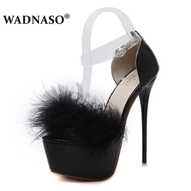 WADNASO Women Summer Sexy High-heeled Sandals High-heel Wedding Party Platform Shoes For Woman White Black Red Pink Size 34-40
WADNASO Women Summer Sexy High-heeled Sandals High-heel Wedding Party Platform Shoes For Woman White Black Red Pink Size 34-40