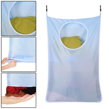 Door-Hanging Laundry Hamper with Stainless Steel Hooks Home Oxford Cloth Storage Bag XHC88
Door-Hanging Laundry Hamper with Stainless Steel Hooks Home Oxford Cloth Storage Bag XHC88