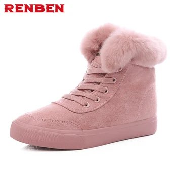 Women Snow Boots Winter Warm Fur Ankle Boots Couple Thick Sole Cotton Shoes Woman Flats Anti-skid Botas Mujer Zapatos
Women Snow Boots Winter Warm Fur Ankle Boots Couple Thick Sole Cotton Shoes Woman Flats Anti-skid Botas Mujer Zapatos