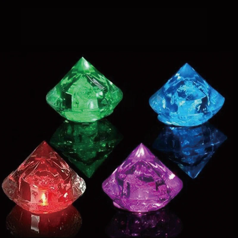 Diamond Shaped Flash Ice Cube Bar Event Wedding Supplies Multicolor LED Luminous Ice Cube for Party Decoration 
Diamond Shaped Flash Ice Cube Bar Event Wedding Supplies Multicolor LED Luminous Ice Cube for Party Decoration