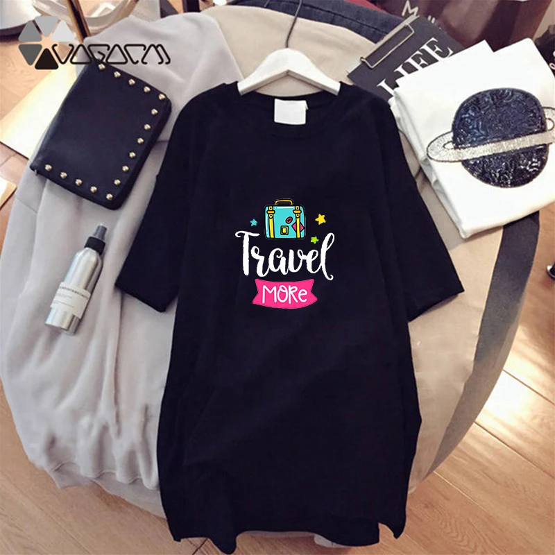 Women Dress Cute Clothes Letter Print Plus Size Dresses Short Sleeve Black White Casual Mini Fashion Loose Summer Dresses 2019
Women Dress Cute Clothes Letter Print Plus Size Dresses Short Sleeve Black White Casual Mini Fashion Loose Summer Dresses 2019