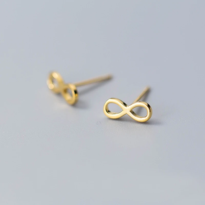 MloveAcc 100% 925 Sterling Silver Earrings Jewelry Fashion Cute Infinite Love Symbol Stud Earring Girls Friends Gift 
MloveAcc 100% 925 Sterling Silver Earrings Jewelry Fashion Cute Infinite Love Symbol Stud Earring Girls Friends Gift