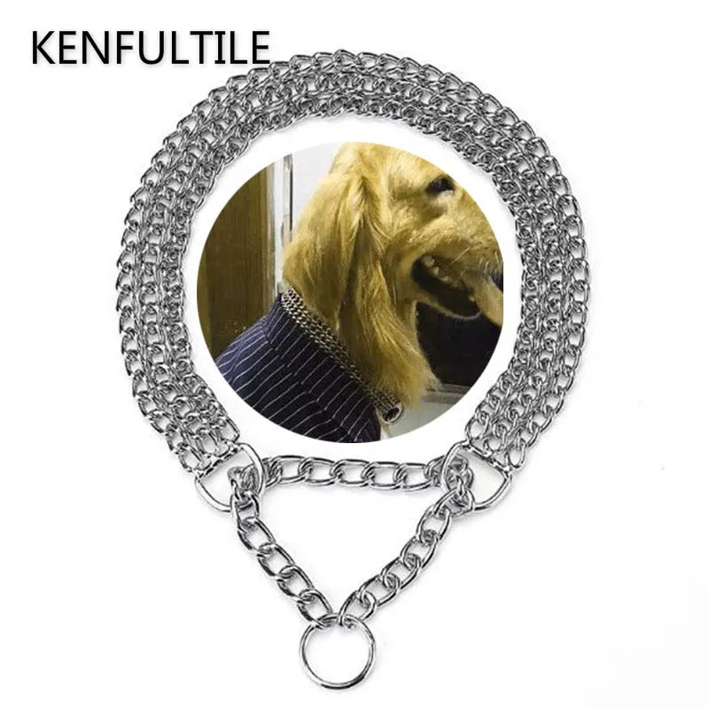 Adjustable Metal Steel Iron Pinch Dog Training Chain Collar Prong Pet Choke Collars for Medium Large Dogs
Adjustable Metal Steel Iron Pinch Dog Training Chain Collar Prong Pet Choke Collars for Medium Large Dogs