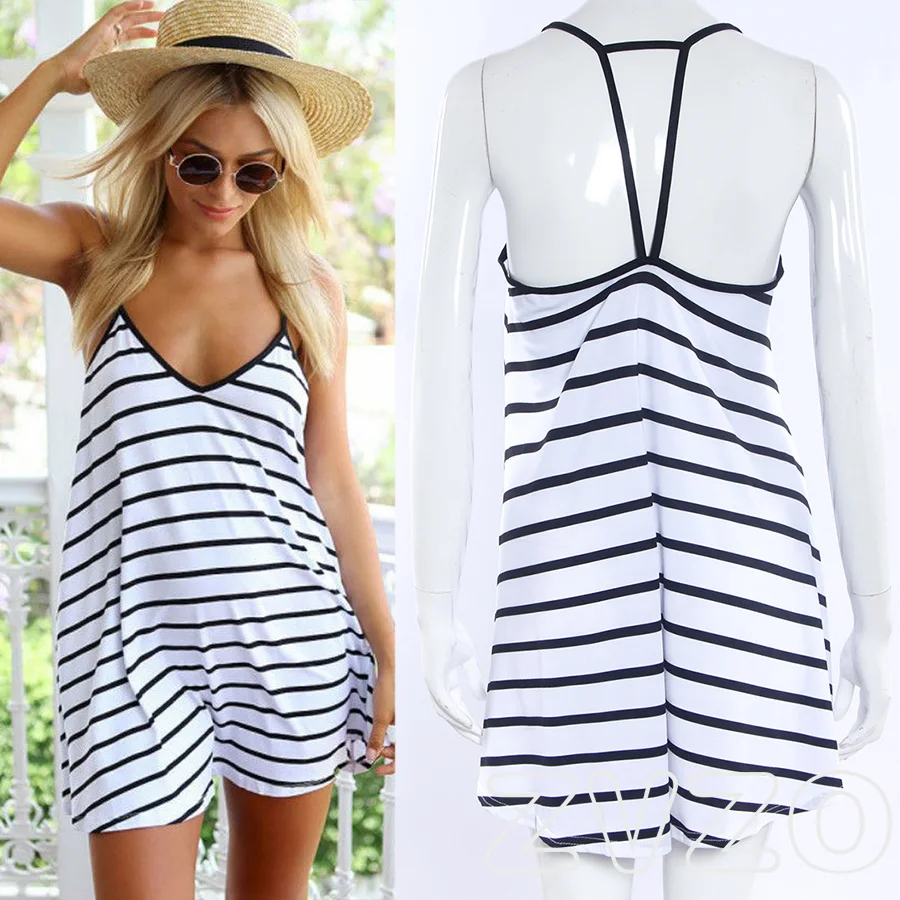 Women Summer Vintage Boho Striped Mini Above Knee Evening Party Beach Vacation Dress Backless Strap Sundress Women Sexy Dress
Women Summer Vintage Boho Striped Mini Above Knee Evening Party Beach Vacation Dress Backless Strap Sundress Women Sexy Dress