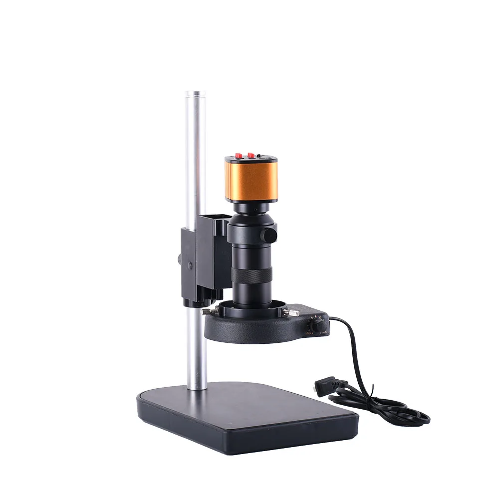 New 16MP Electronic Video Stereo Digital USB Industrial Microscope Camera 150X C-mount Lens Stand For PCB THT Soldering
New 16MP Electronic Video Stereo Digital USB Industrial Microscope Camera 150X C-mount Lens Stand For PCB THT Soldering