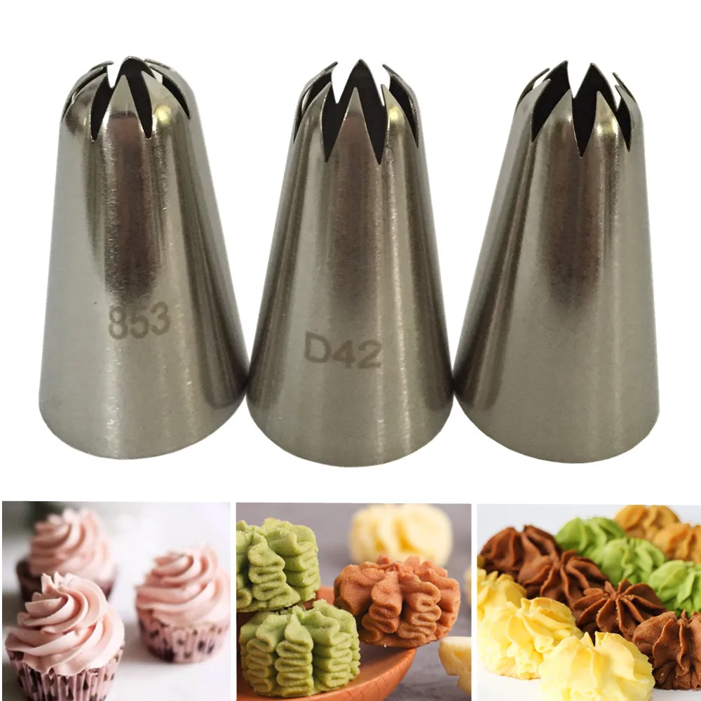 3 pcs stainless steel icing piping nozzle set cake baking pastr tip sets cream cookie cupcake decoration pastry tools Bakeware
3 pcs stainless steel icing piping nozzle set cake baking pastr tip sets cream cookie cupcake decoration pastry tools Bakeware