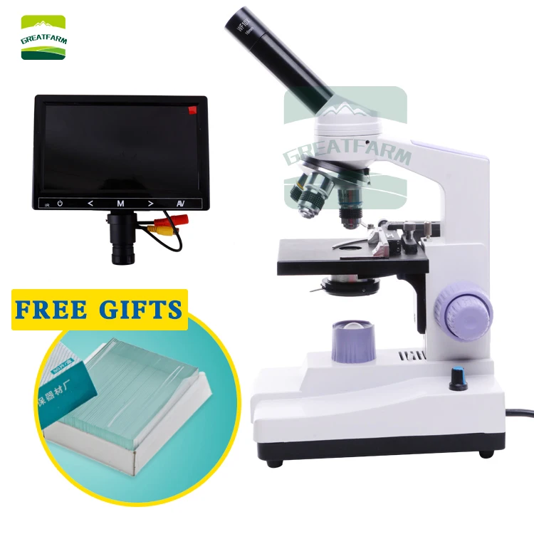 1600 X 640X microscope bio-optical sperm animal pig display screen microscope veterinary equipment LED Illumination Biological
1600 X 640X microscope bio-optical sperm animal pig display screen microscope veterinary equipment LED Illumination Biological
