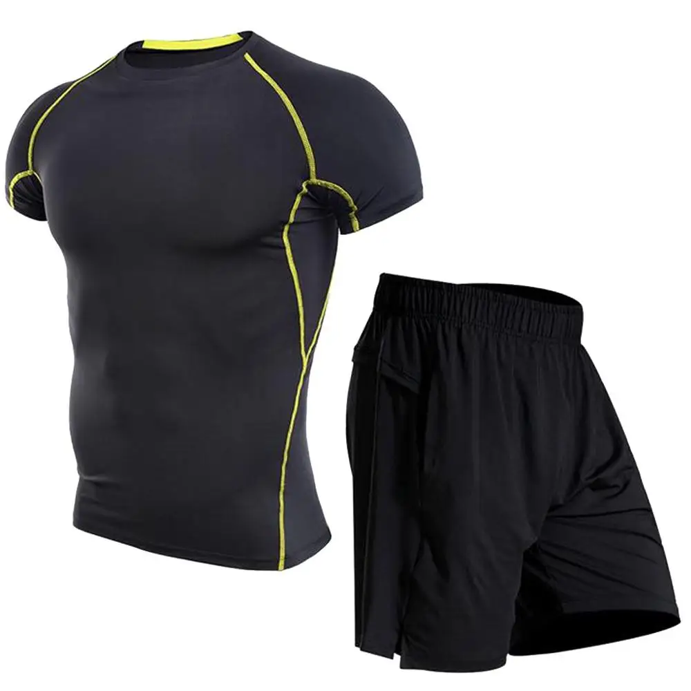 Men Fitness Shorts Shirts Set Tops Pant Suit Muscula Bodybuilding Sports Skin Patchwork Hot Straped Tight-drying Dropship#0717
Men Fitness Shorts Shirts Set Tops Pant Suit Muscula Bodybuilding Sports Skin Patchwork Hot Straped Tight-drying Dropship#0717