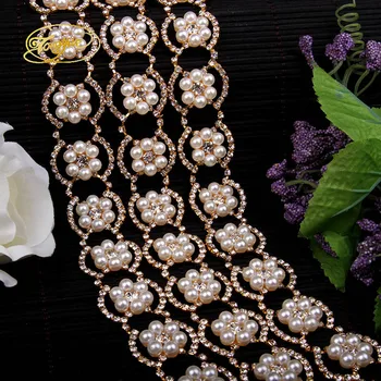 1 Yd Pearl Rhinestone Alloy Wedding Clothing Adornment Ornament Pruning DIY Sewing Applique Adornment Pearl Crafts
1 Yd Pearl Rhinestone Alloy Wedding Clothing Adornment Ornament Pruning DIY Sewing Applique Adornment Pearl Crafts