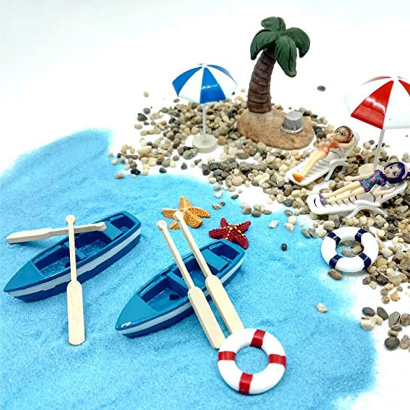 Набор миниатюрных украшений в пляжном стиле для самостоятельной сборки
