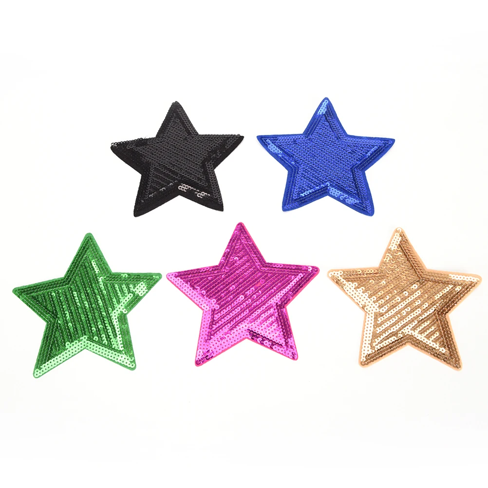 Star Design Patches 15Cm Pentagram Patch Sequins Embroidery Iron Sew on Patch Applique Diy Clothing
Star Design Patches 15Cm Pentagram Patch Sequins Embroidery Iron Sew on Patch Applique Diy Clothing