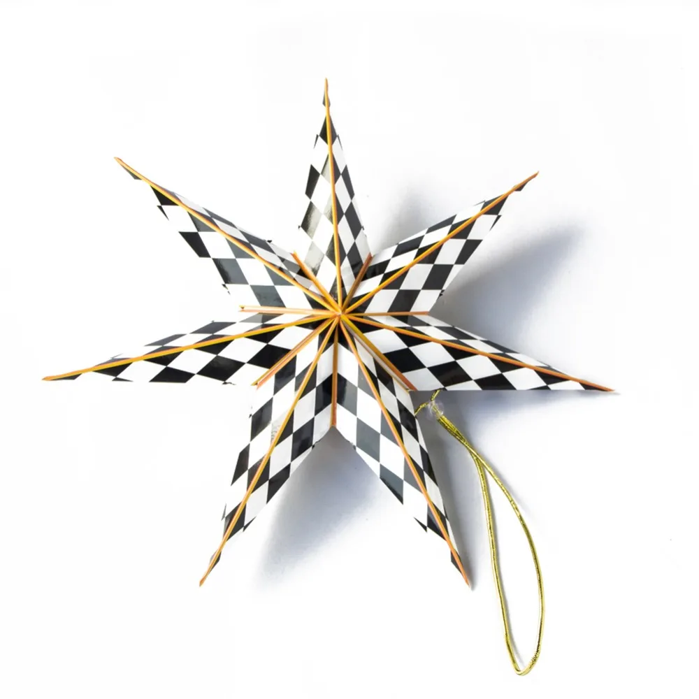 1pc 40cm Contrast Color Star Lantern Decoration Black Yellow White Christmas New Year Hanging 3D Seven Angle Hi-Q Decor
1pc 40cm Contrast Color Star Lantern Decoration Black Yellow White Christmas New Year Hanging 3D Seven Angle Hi-Q Decor