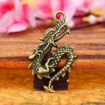 35pcs Lucky Chinese Dragon fine fashion charms pendant bronze Jewelry Making earring bracelet necklace DIY 35*25MM
35pcs Lucky Chinese Dragon fine fashion charms pendant bronze Jewelry Making earring bracelet necklace DIY 35*25MM