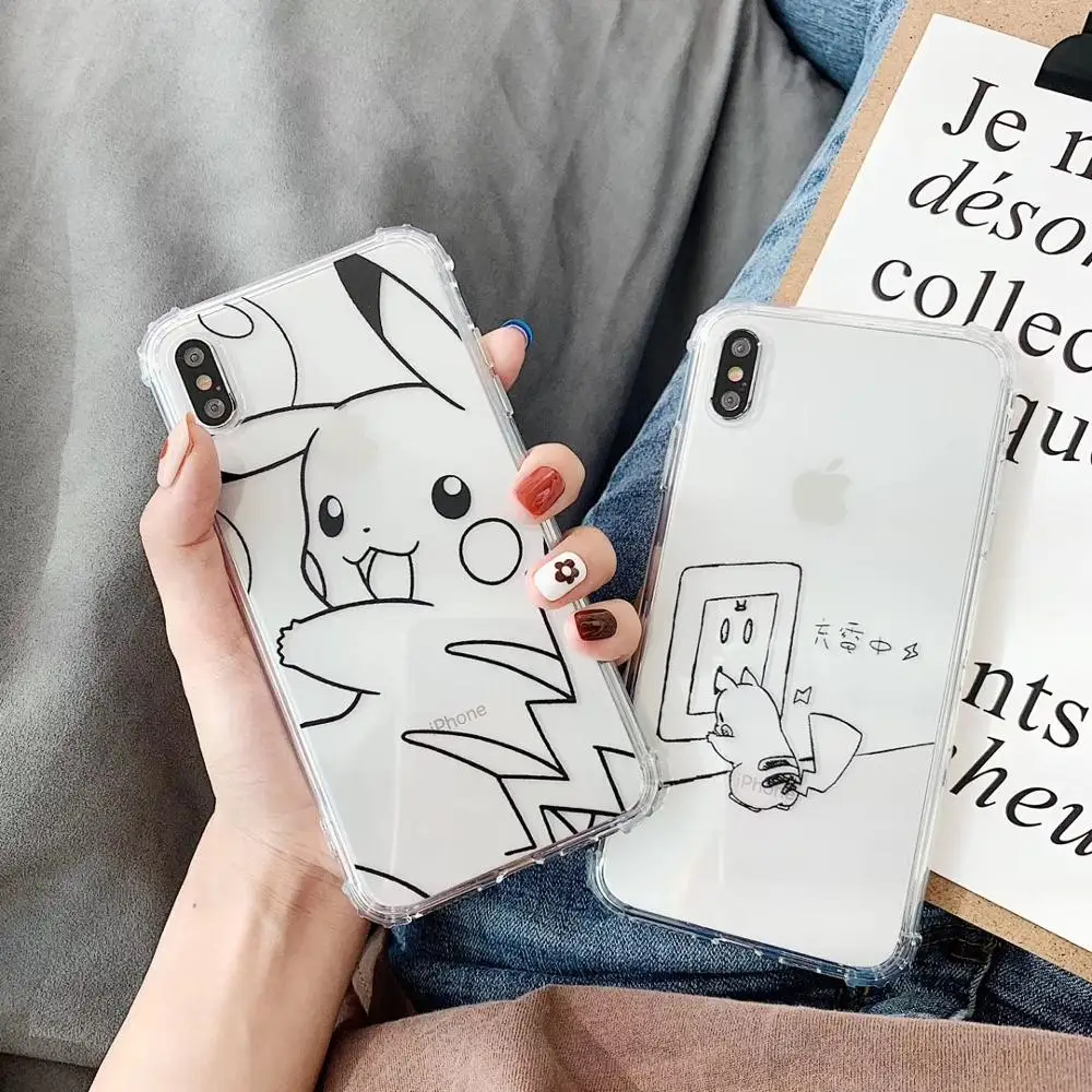 Simple transparent line TPU mobile phone case for iphoneX/Xs/Max/XR/6S/7/8plus all-inclusive four-corner anti-fall soft cover
Simple transparent line TPU mobile phone case for iphoneX/Xs/Max/XR/6S/7/8plus all-inclusive four-corner anti-fall soft cover