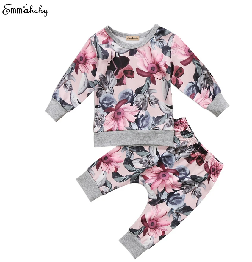 2PCS Set 2017 Autumn Winter Toddler Kids Baby Girls Warm T-shirt Top Sweater+Floral Pants Outfits Clothes Set Baby Clothing
2PCS Set 2017 Autumn Winter Toddler Kids Baby Girls Warm T-shirt Top Sweater+Floral Pants Outfits Clothes Set Baby Clothing