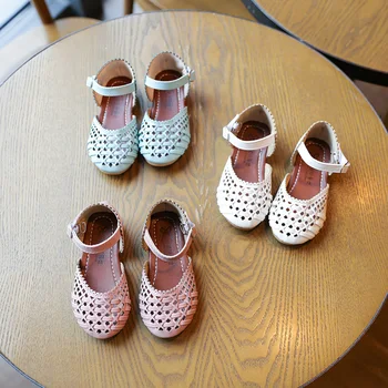 Girl shoes summer beach sandals kids woven shoes flat sandals children orthopedic footwear chaussure fille pink blue white color
Girl shoes summer beach sandals kids woven shoes flat sandals children orthopedic footwear chaussure fille pink blue white color