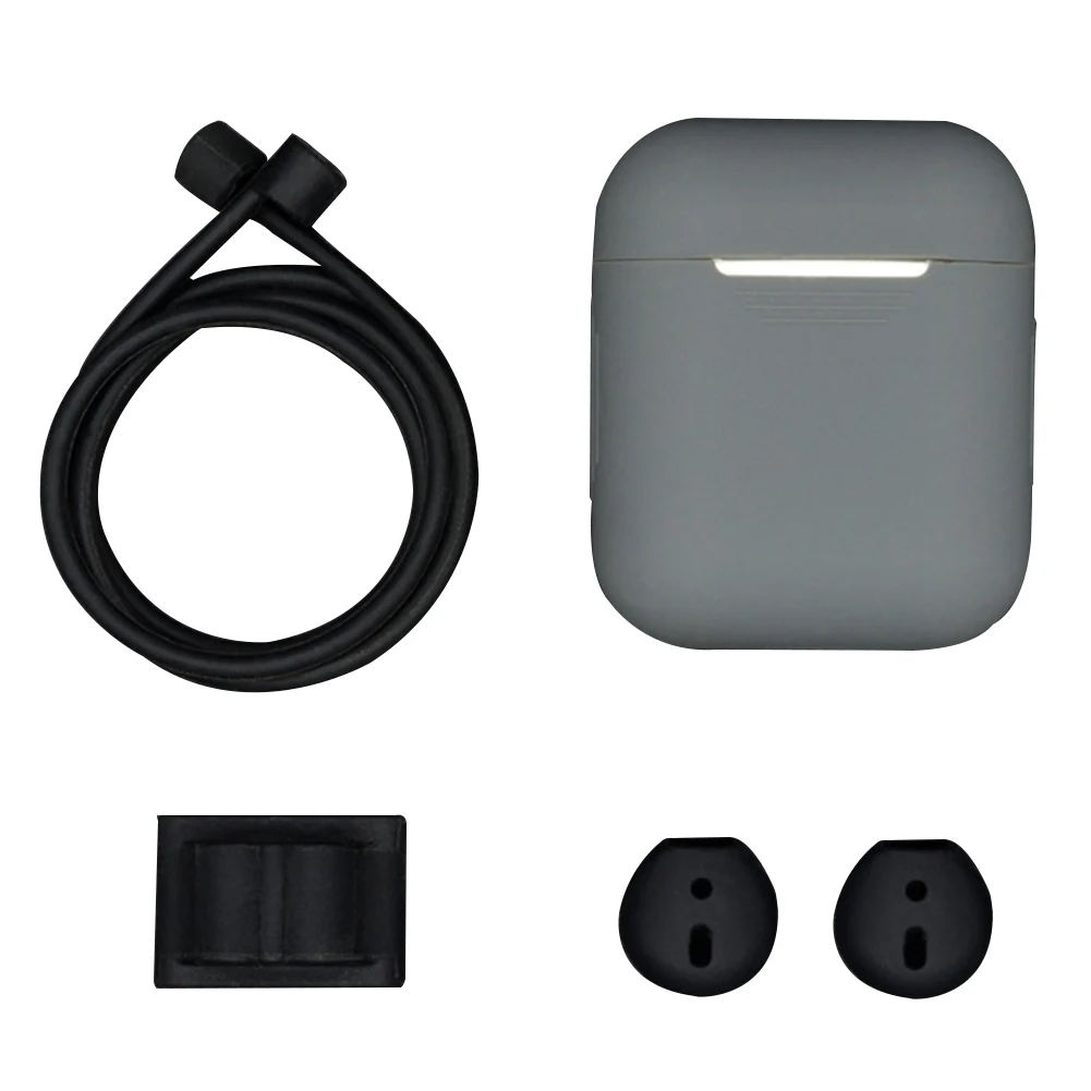 4 In 1 Phone Anti-lost Rope Earphone Case Set Ear Plug Sleeve Hang Buckle Silicone Cover Storage Wireless Headphones For AirPods
4 In 1 Phone Anti-lost Rope Earphone Case Set Ear Plug Sleeve Hang Buckle Silicone Cover Storage Wireless Headphones For AirPods