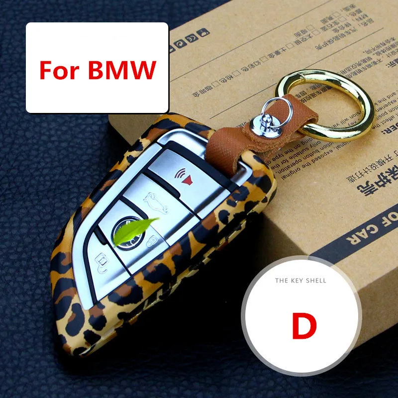 Zinc Ally Car Key Case For BMW X5 X6 F16 F15 1 2 Series Smart Keys Alloy Protection Cover with Ring | Автомобили и мотоциклы