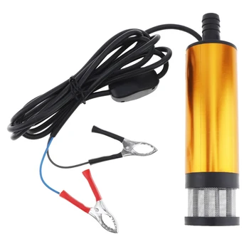 12L/Min 60W 24V Aluminum Alloy Auto Car Electric Submersible Pump Fuel Water Oil Transfer Pump Tool with 2 Alligator Clips
12L/Min 60W 24V Aluminum Alloy Auto Car Electric Submersible Pump Fuel Water Oil Transfer Pump Tool with 2 Alligator Clips
