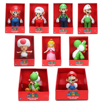 23cm Super Mario bros Figure Yoshi Peach Princess toad PVC Action Figure Toy Mario Luigi figure toy Doll
23cm Super Mario bros Figure Yoshi Peach Princess toad PVC Action Figure Toy Mario Luigi figure toy Doll
