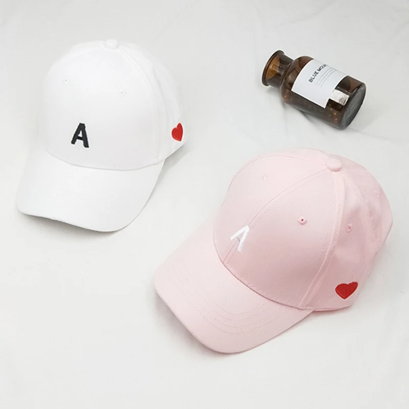Harajuku Lovely Heart Embroidery Baseball Cap Women Adjustable Snapback Cap Poker A Letters Hat Hip Hop Hat Unisex Sun Caps
Harajuku Lovely Heart Embroidery Baseball Cap Women Adjustable Snapback Cap Poker A Letters Hat Hip Hop Hat Unisex Sun Caps