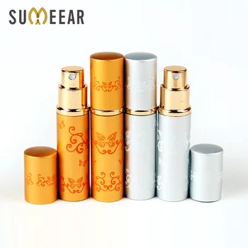 5ml Mini Spray Bottle Travel Perfume Atomizer Refillable Perfume Refill Bottle Aluminium Pump Empty Cosmetic Containers Package 
5ml Mini Spray Bottle Travel Perfume Atomizer Refillable Perfume Refill Bottle Aluminium Pump Empty Cosmetic Containers Package