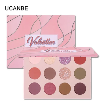 UCANBE Valentine Nude Eyeshadow Palette Makeup 12 Colors Matte Shimmer Glitter Waterproof Pressed Pearlescent Eye Shadow Powder
UCANBE Valentine Nude Eyeshadow Palette Makeup 12 Colors Matte Shimmer Glitter Waterproof Pressed Pearlescent Eye Shadow Powder