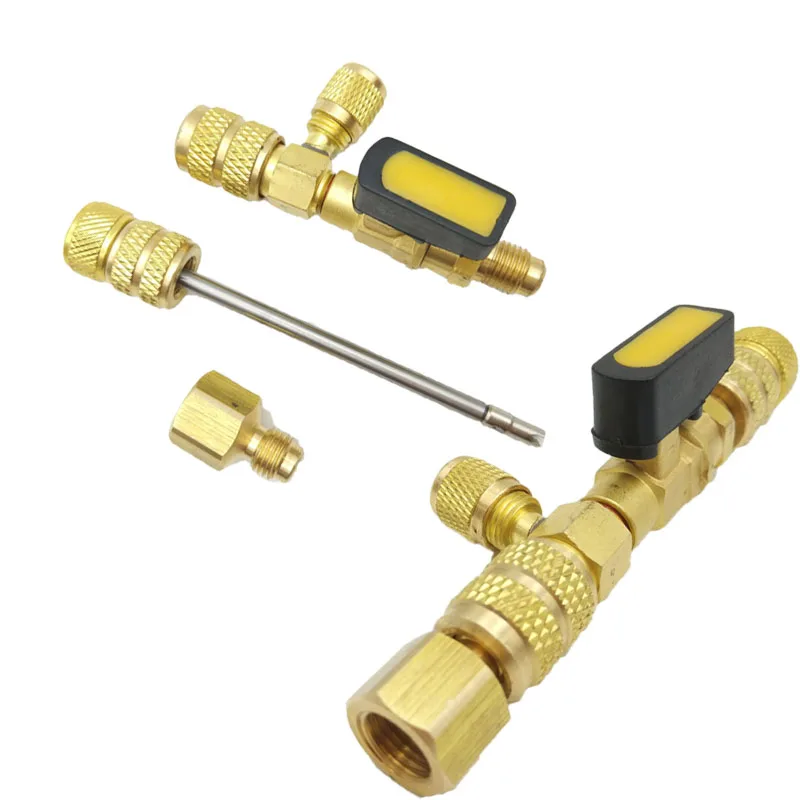 Valve Core Quick Remover Installer Tool High/Low Pressure for R22 R410A R404A R407C Air Conditioning
Valve Core Quick Remover Installer Tool High/Low Pressure for R22 R410A R404A R407C Air Conditioning