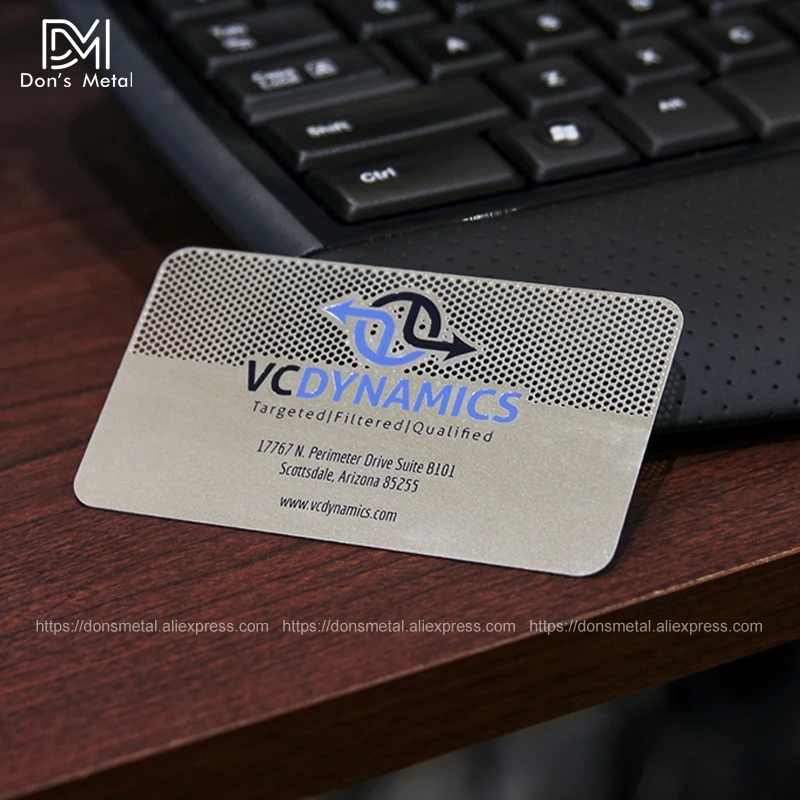 High - grade metal business card metal membership card custom personalized business card design stainless steel business card 