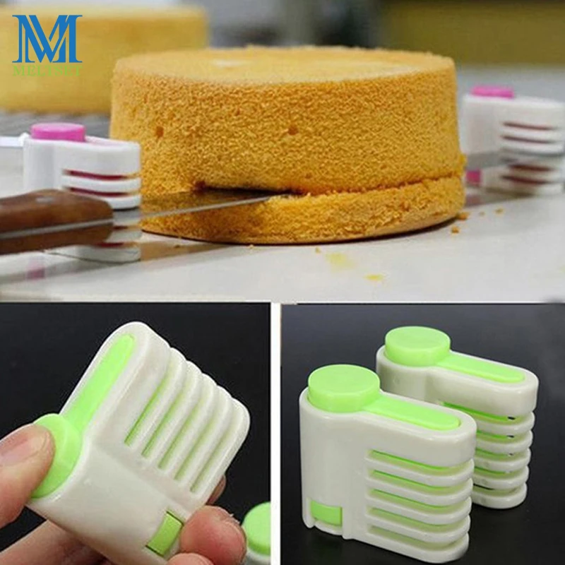 2 Pcs/lot DIY Cake Bread Cutter Leveler Slicer 5 Layers Cutting Aid Tools Muffin Cake Slicer For Kitchen Accessories
2 Pcs/lot DIY Cake Bread Cutter Leveler Slicer 5 Layers Cutting Aid Tools Muffin Cake Slicer For Kitchen Accessories